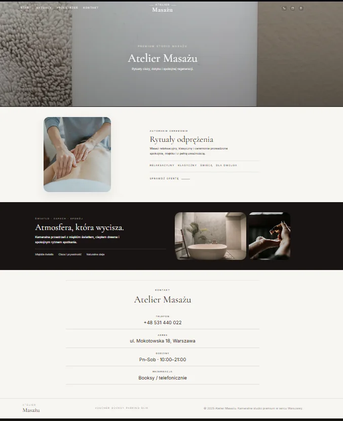 Massage Atelier — premium