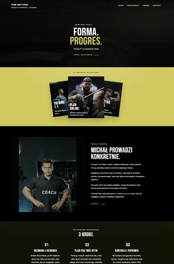 Website project TP13 - Personal trainer - project 13