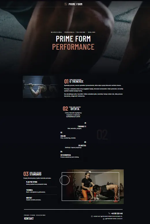 Website project TP14 - Personal trainer - project 14