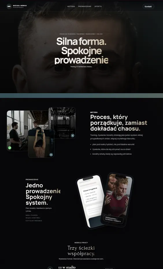 Website project TP15 - Personal trainer - project 15