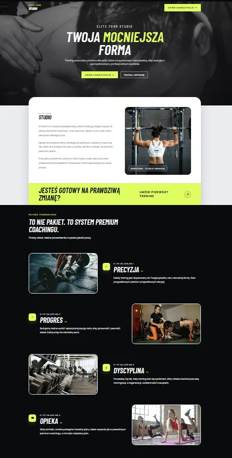Website project TP2 - Personal trainer - project 2