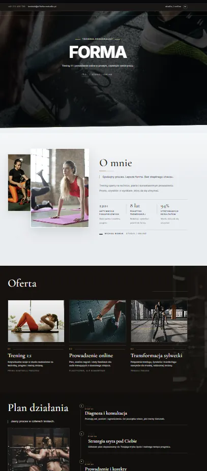 Website project TP3 - Personal trainer - project 3