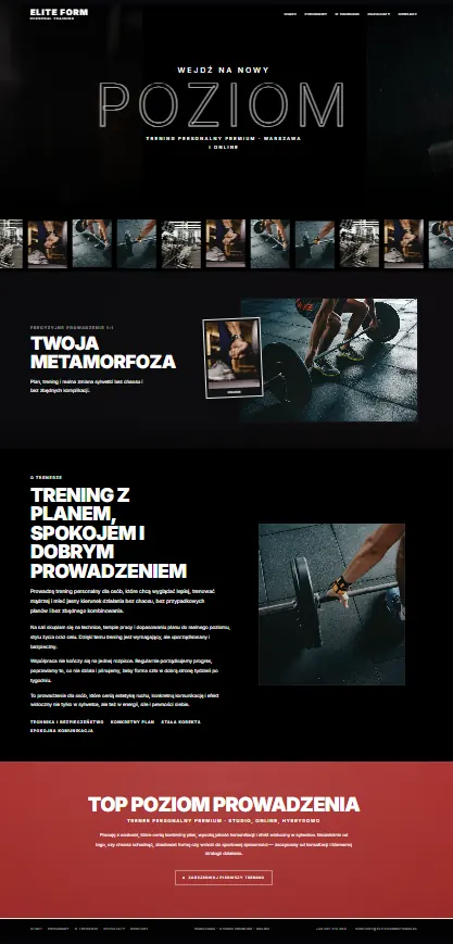 Website project TP7 - Personal trainer - project 7
