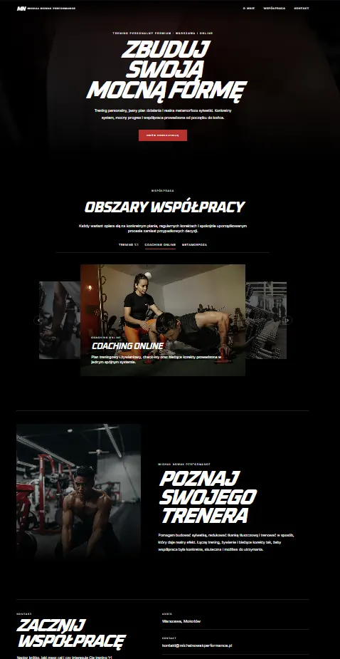 Website project TP8 - Personal trainer - project 8