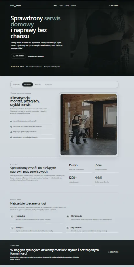 Website project ZR1 — Handyman — project 1