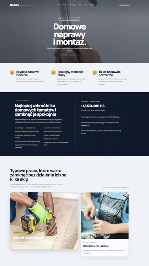 Website project ZR5 — Handyman — project 5